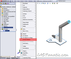 Inserting A Derived Sketch