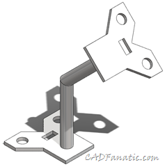 Rectangluar Cutout Added To Base Bracket