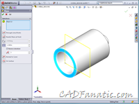 Select face to offset plane from