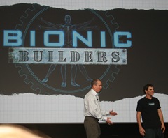 Casey Pieretti and Bill Spracher, Hosts of the New Discovery Channel Series, "Bionic Builders"