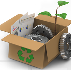 SolidWorks Sustainability logo